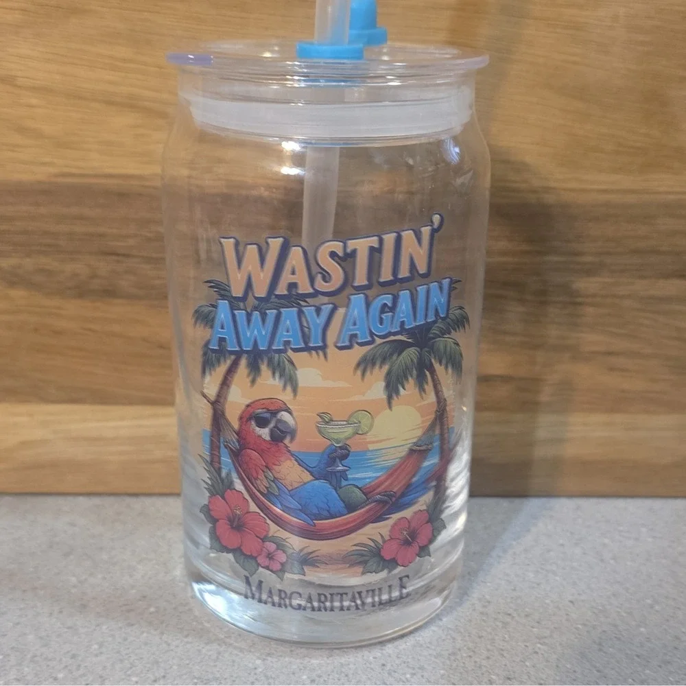 Jimmy Buffet Margaritaville License to Chill Silicone Ice Cube Mold And Tumbler